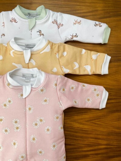 FotoMacacão Astronauta Daisy Algodão Egípcio Rosa