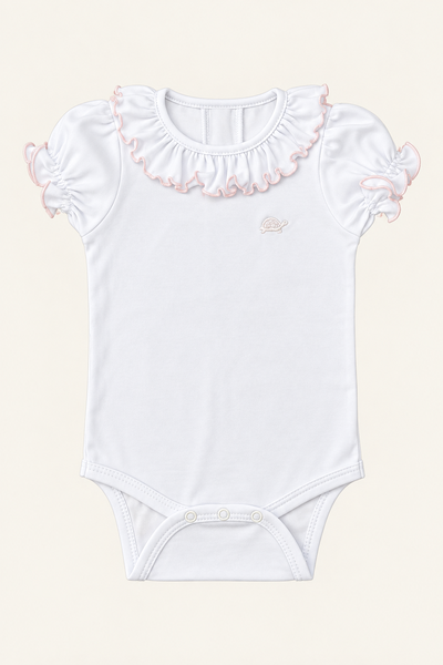 Foto Body Frufru Algodão Egípcio Rosa Claro