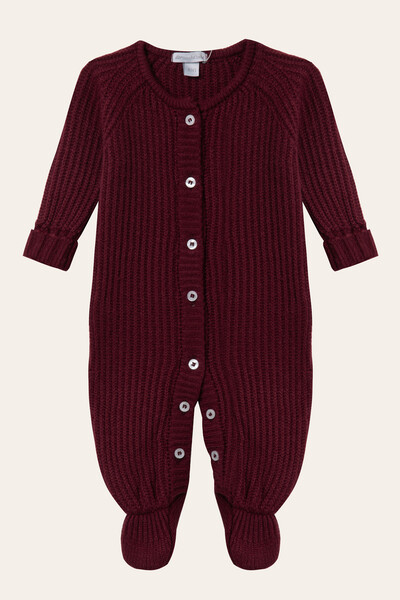 Foto Macacão Mousse Lã Burgundy