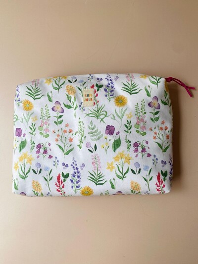 Foto Necessaire Botânica Colorido