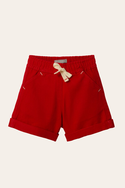 Foto Shorts Milu Sarja Vermelho