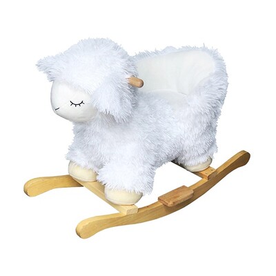 FotoOvelha Peludinha Balanço Musical Branco