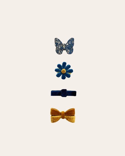Foto Kit fivelas Baby Azul Mostarda