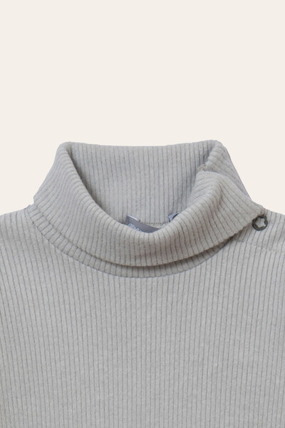 FotoBody Canelado Gola Alta Cinza