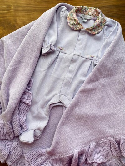 Foto Macacão Amélia Tricotil Lilás