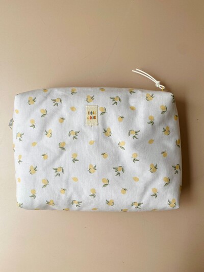 Foto Necessaire Limão Off White Mostarda