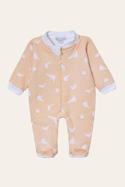 Foto Macacão Astronauta Patinhos Algodão Egípcio Amarelo