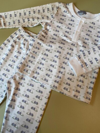 Foto Pijama Coelho Pima Azul