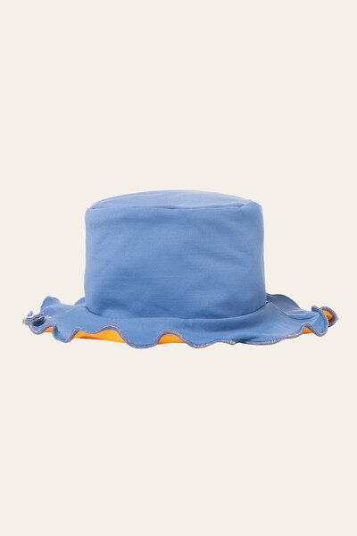 FotoChapéu Summer Liso Azul Laranja