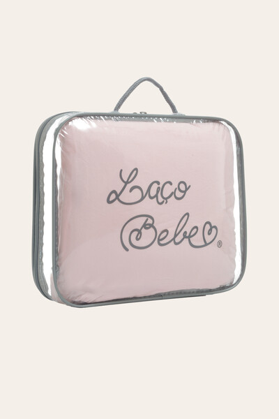 Foto Edredom Nuvem Rosa Bebê