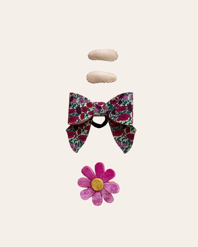 Foto Kit Fivelas Liberty Margarida Tons de Rosa