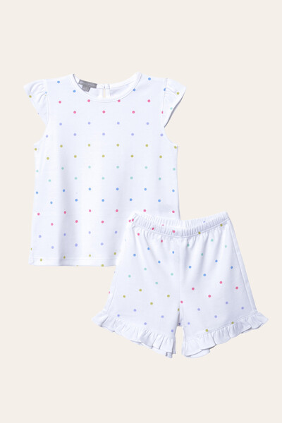 Foto Pijama Curto Poá Pima Colorido