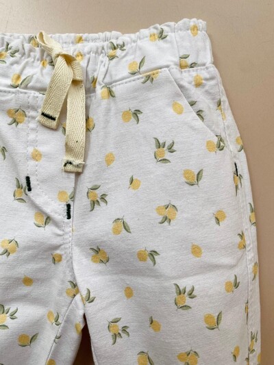 Foto Calça Adora Limão Off White Mostarda