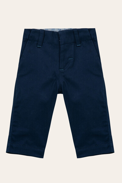 Foto Calca Otavio Sarja Azul Marinho