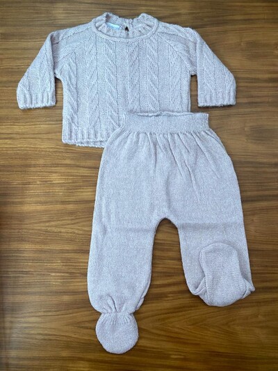 Foto Conjunto Trancoso Lã Rosa Claro