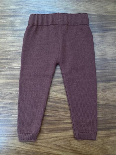 FotoCalça Jogger Tricot Avelã