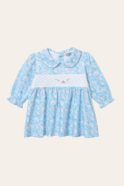 Foto Vestido Floral Pima Azul