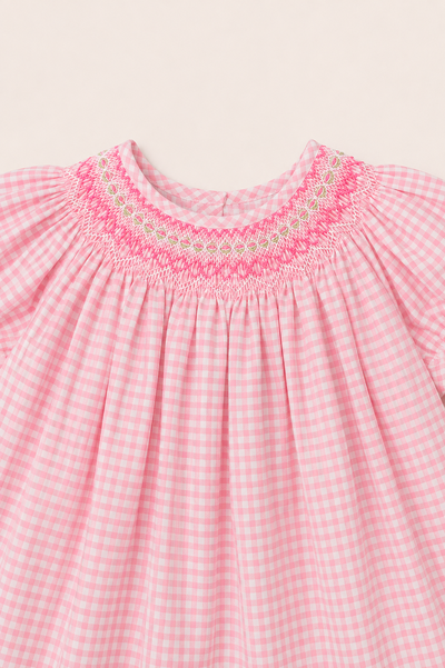 Foto Vestido Isabela Vichy Rosa