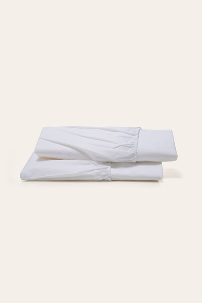 Foto Kit Lençol de Elástico Avulso Berço Branco