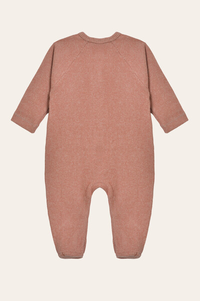 FotoMacacão Canelado Raglan Terracota