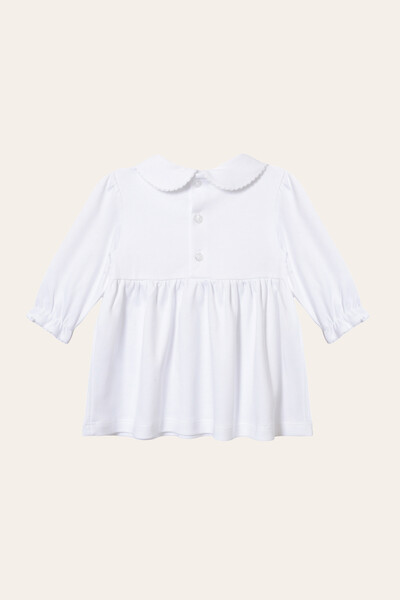 FotoVestido Florzinha Pima Branco