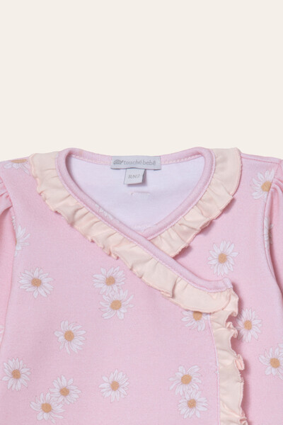 FotoMacacão Babadinhos Daisy Algodão Egípcio Rosa