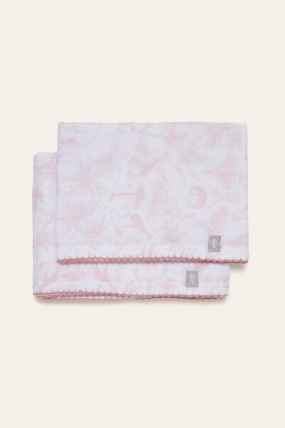 FotoKit Falda Estampa Toile du Jouy Rosa