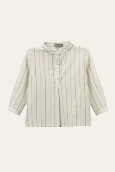 Foto Camisa Gola Padre Listrada Colorido