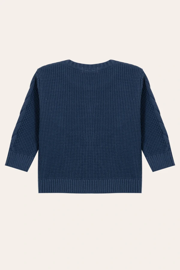 Casaco Pequim Azul Profundo