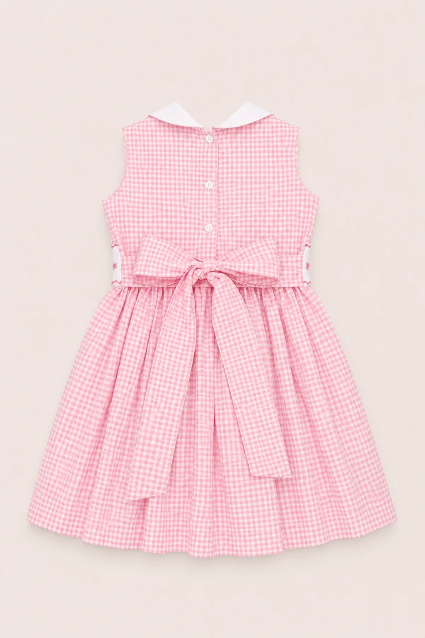 Vestido Ariela Vichy Rosa