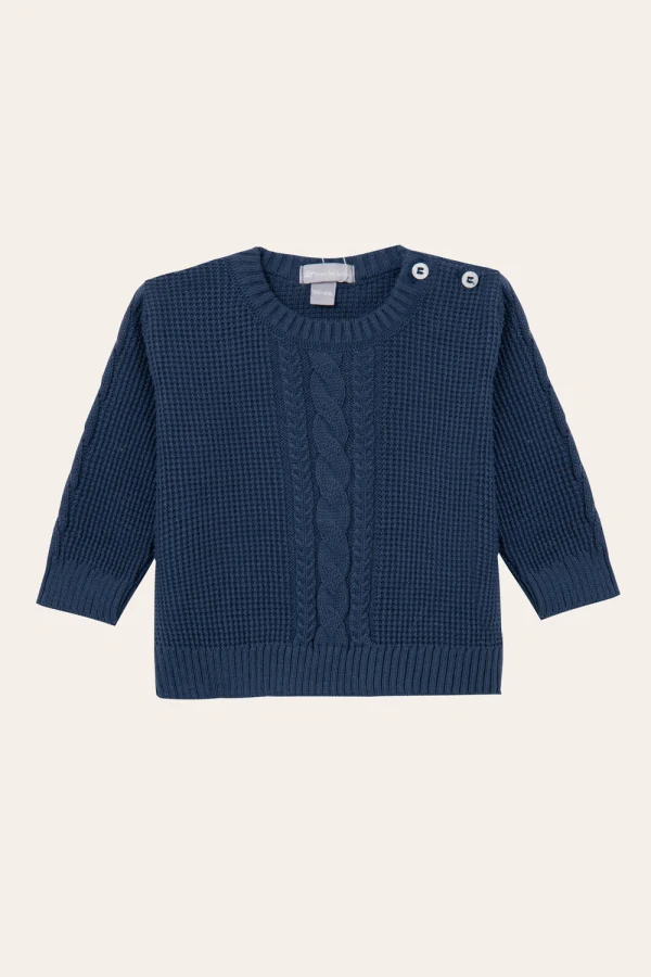 Casaco Pequim Azul Profundo