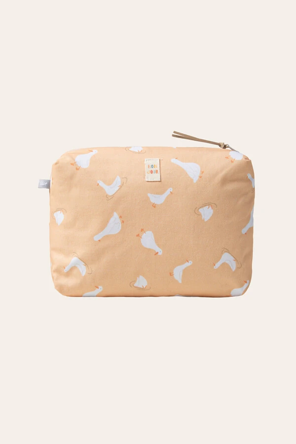 Necessaire Estampa Patinhos Amarelo