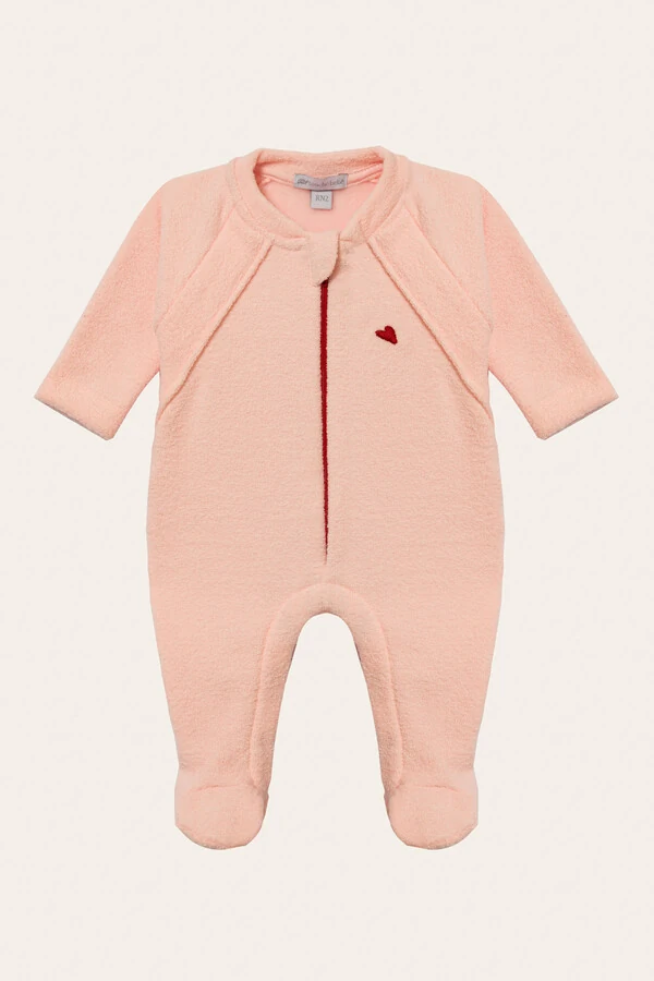Macacão Glacê Raglan Rosa