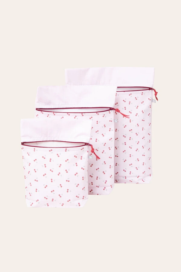Kit Saquinho Cereja Rosa Vinho