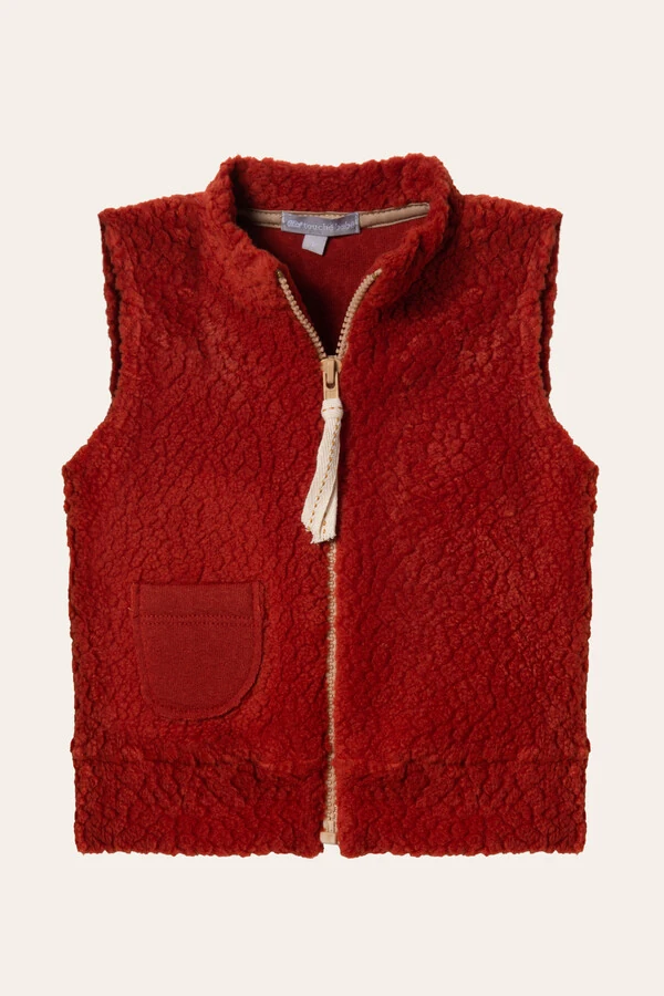 Colete Pelinho Terracota