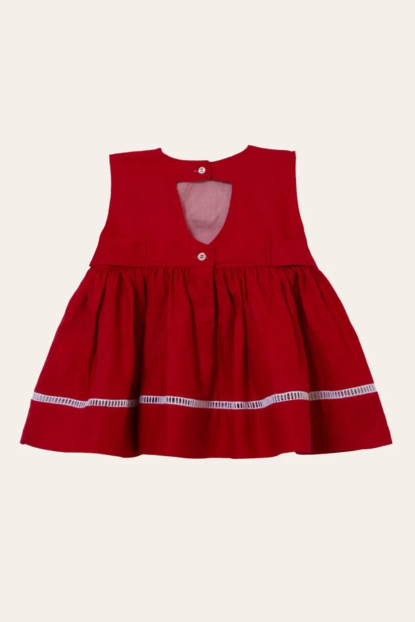 Vestido Alice Linho Vermelho
