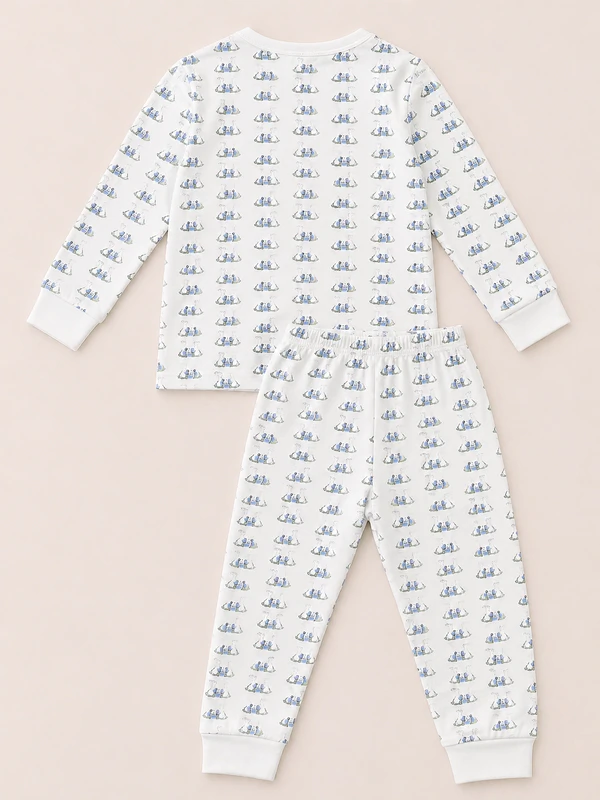 Pijama Coelho Pima Azul