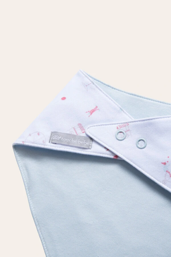 Babador Bandana Algodão Egípcio Circus Colorido