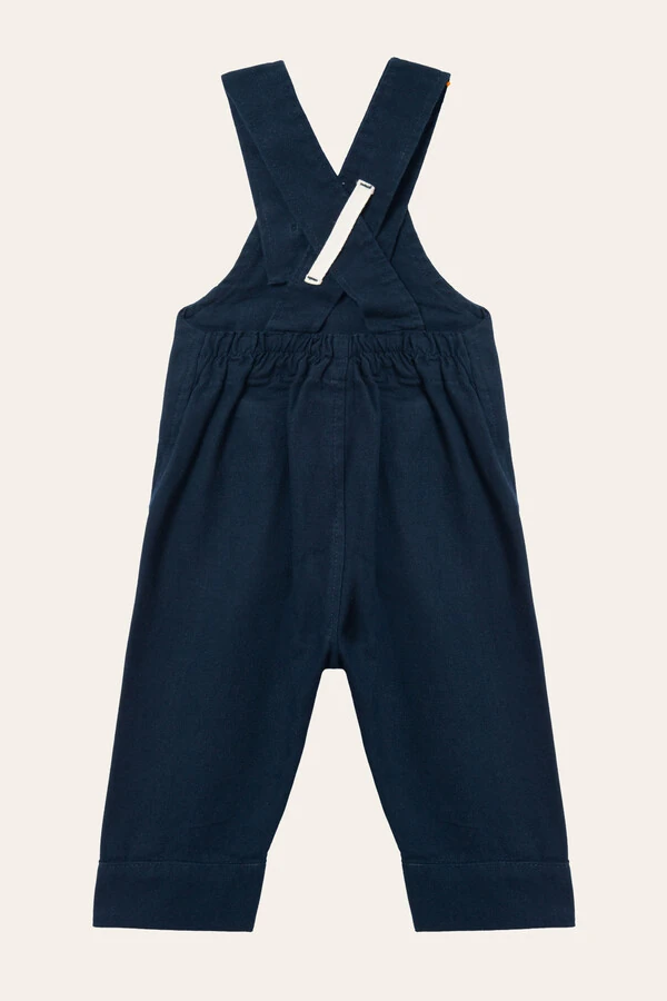 Jardineira Amor Azul Marinho