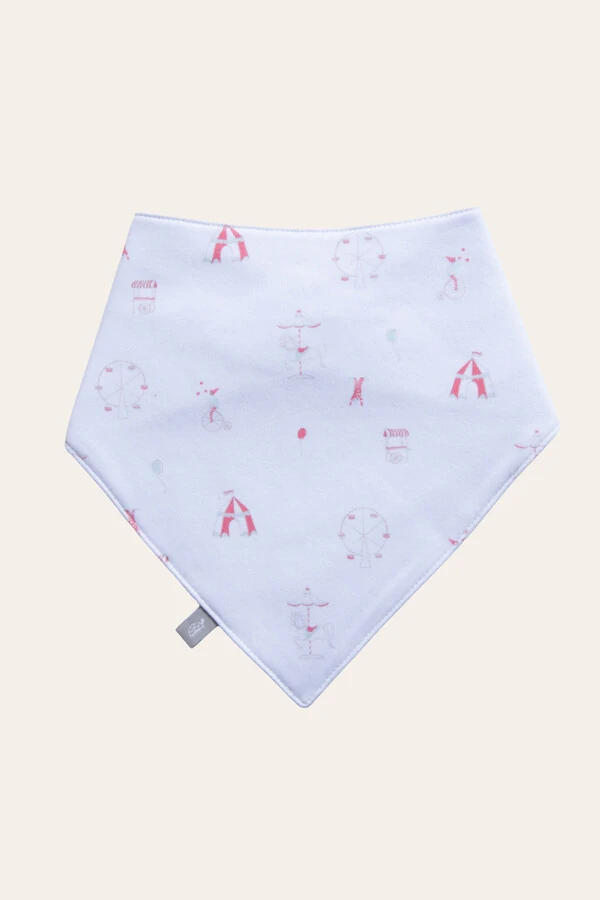 Babador Bandana Algodão Egípcio Circus Colorido