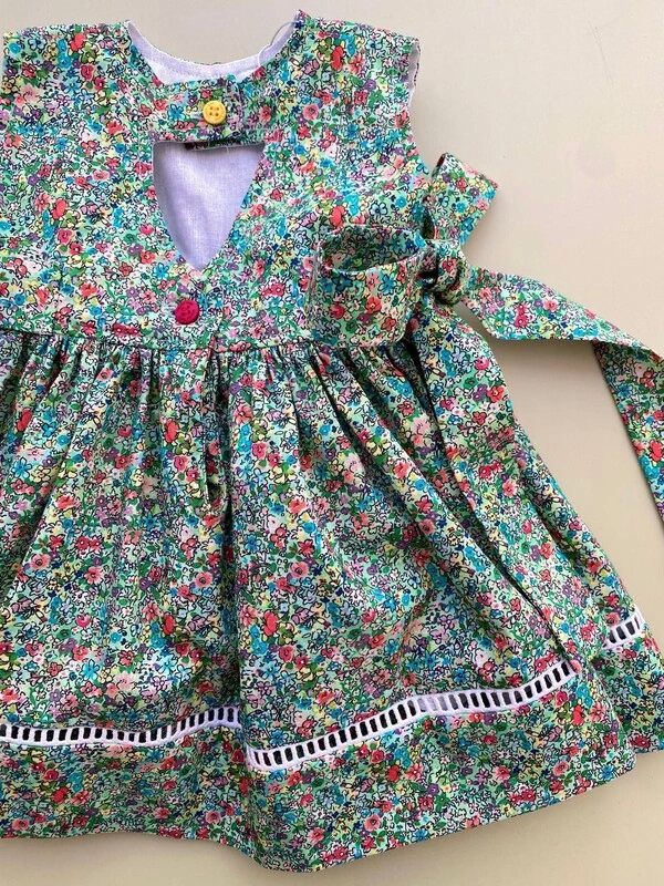 Vestido Alice Floral Miúdo Colorido
