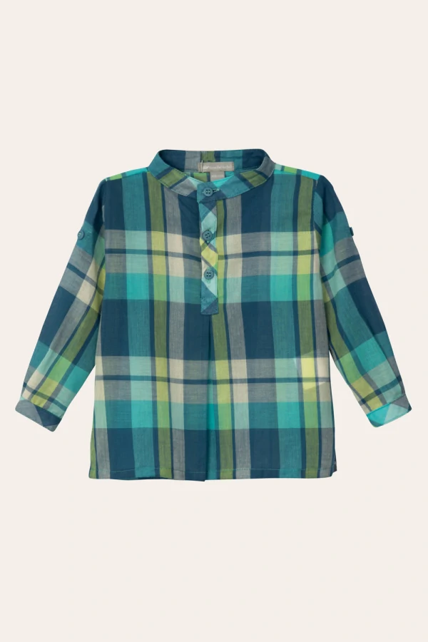 Camisa Gola Padre Xadrez