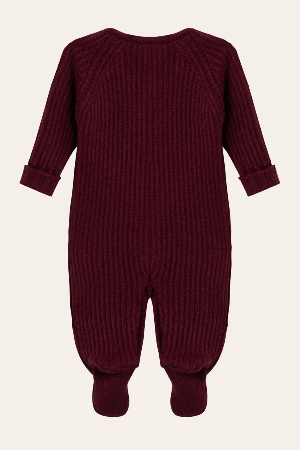 Macacão Mousse Lã Burgundy