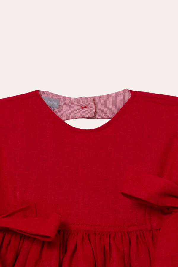 Vestido Alice Linho Vermelho