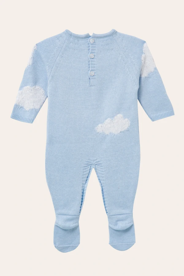 Macacão Nuvem Azul Bebê
