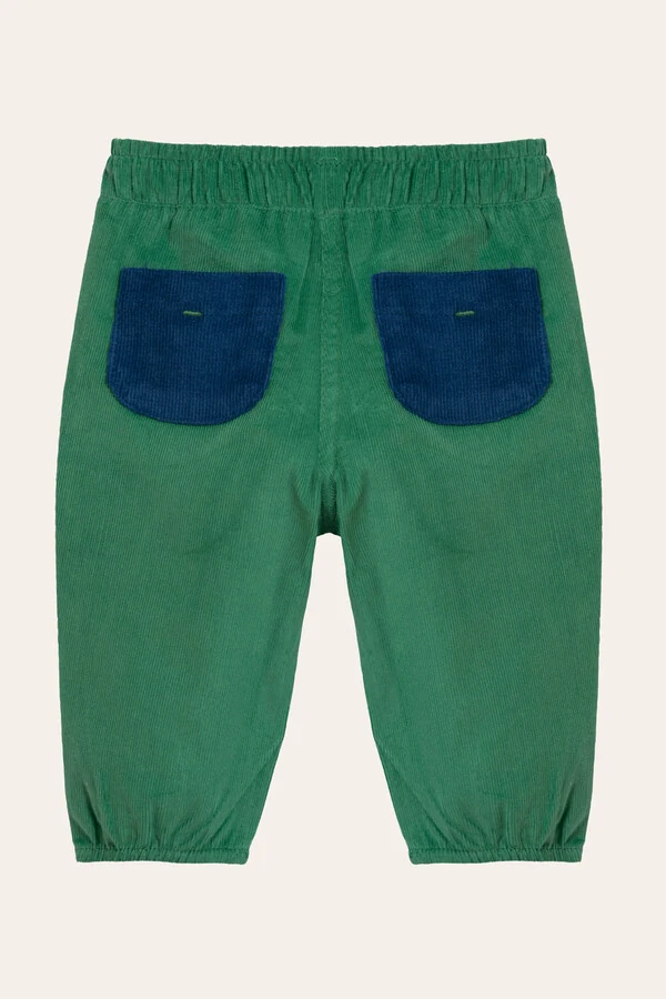 Calça Adora Veludo Azul Verde