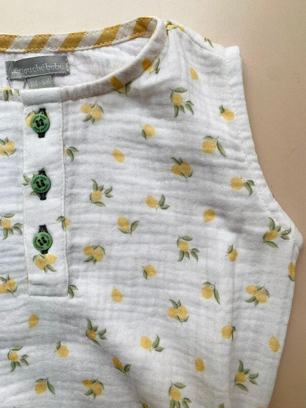 Pimpão Gaze Limão Off White Mostarda
