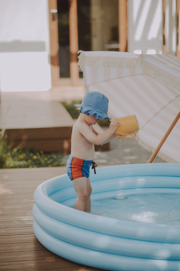 Chapéu Summer Liso Azul Laranja