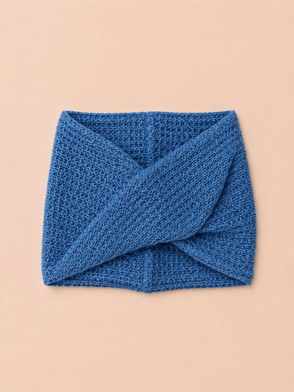 Gola Tricot Azul Jeans