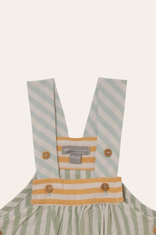 Jardineira Guga Listrinha Colorido